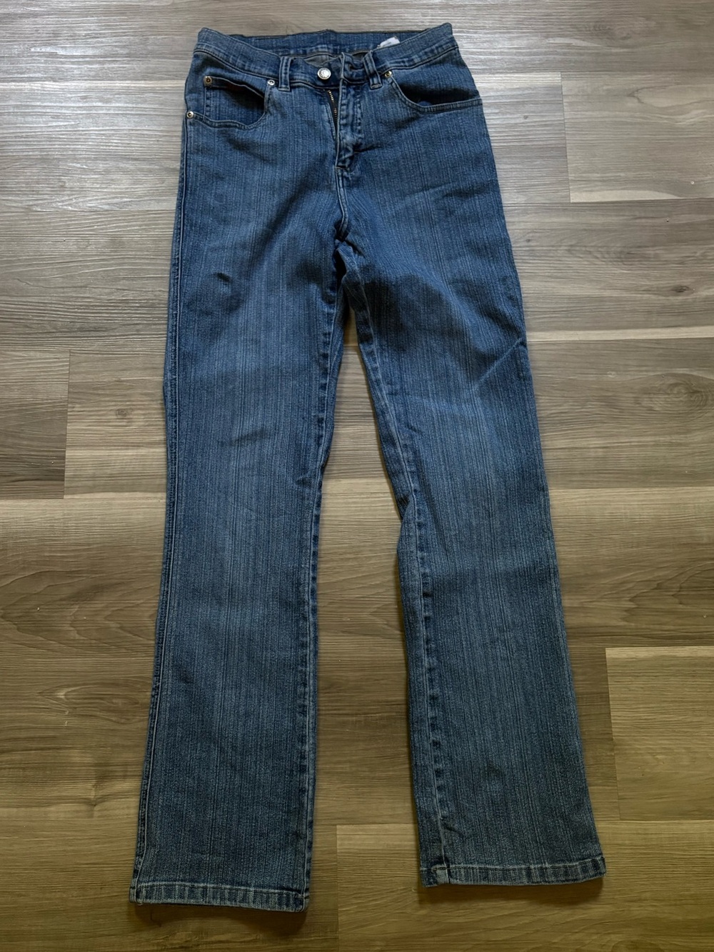 Lee Women's Straight-Leg Jeans in Dark Blue Denim
